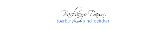 Barbarys Dawn (Barbary x NDL Deirdre)