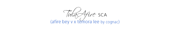 Tula Afire SCA (Afire Bey V x