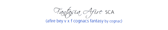 Fantasia Afire SCA (