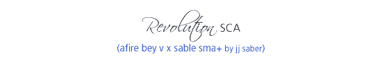 Revolution SCA